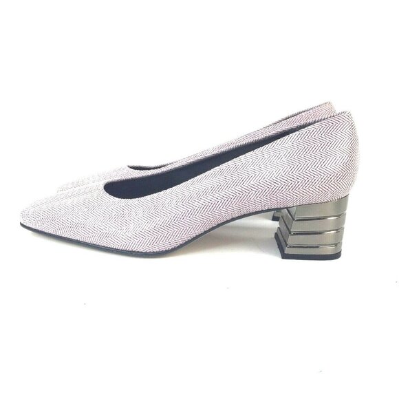 Proxy Womens Shoes sz 7.5M Pink Champaign Block Heel Made in Spain 34931 EUC - Picture 4 of 12